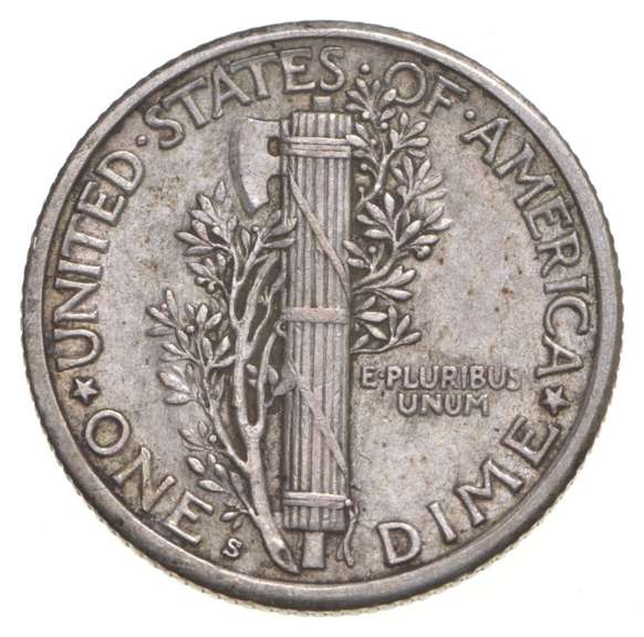 1919-S Mercury Silver Dime