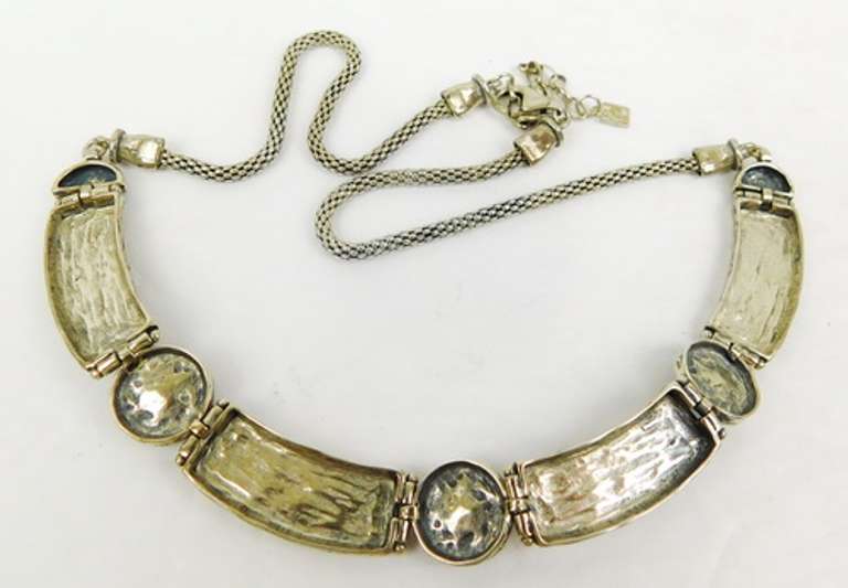 Designer Sterling Silver Statement Neckpiece