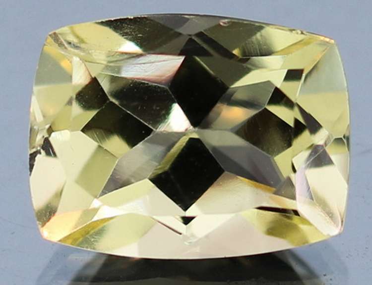 Bright 5.77ct cushion cut Lemon yellow Citrine