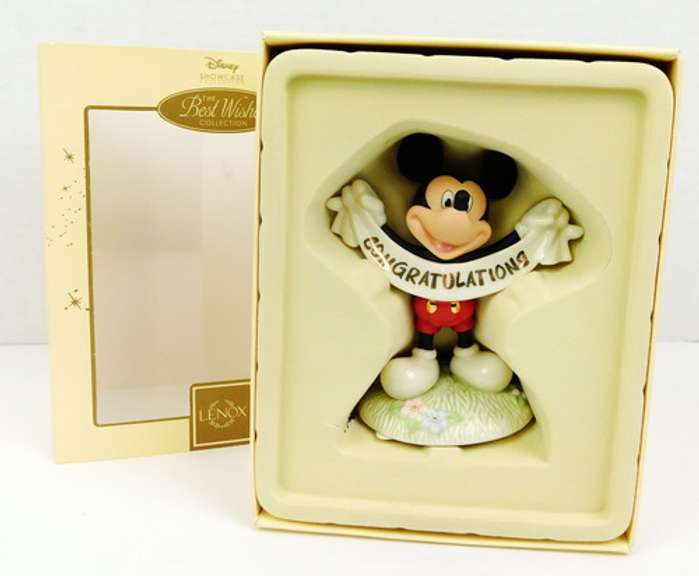 Disney Showcase Lenox Mickey Mouse Figure w/Box