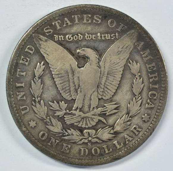 Ultra Rare key date 1895-S Morgan Silver Dollar