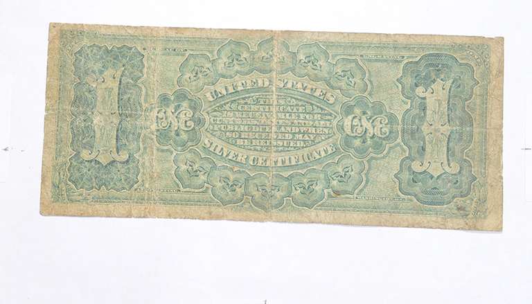 1886 $1.00 United States Silver Dollar - Large Note