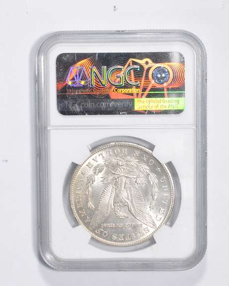 MS64 1881-CC Morgan Silver Dollar - Graded NGC