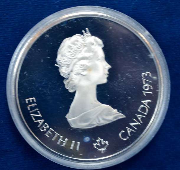 1973 Canada Proof 10 Dollars Montreal Skyline