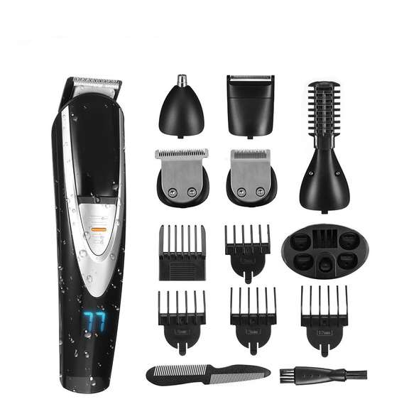 Men's Electric Grooming Trimmer Rechargeable Cordless