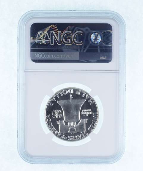 PF68 1956 Franklin Half Dollar - Type 1 - CAC - Graded NGC