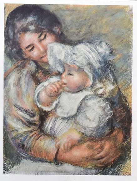 Pierre Auguste Renoir, Baby And Nurse