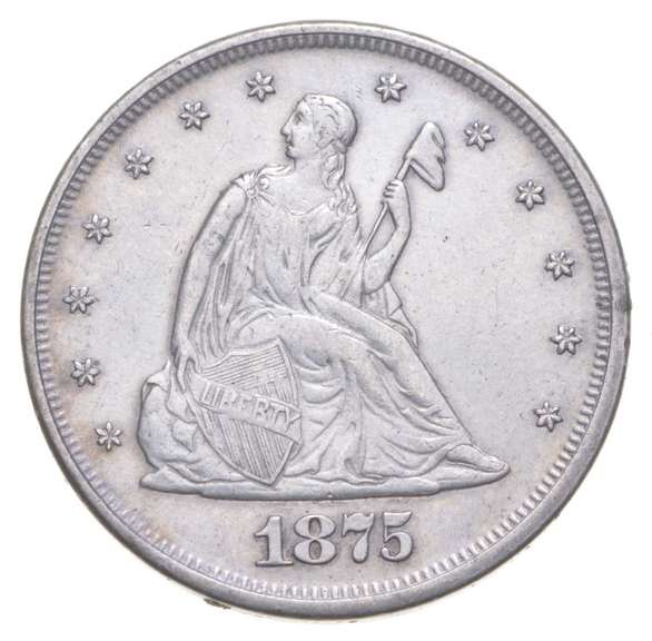 1875 Seated Liberty Twenty-Cent Piece