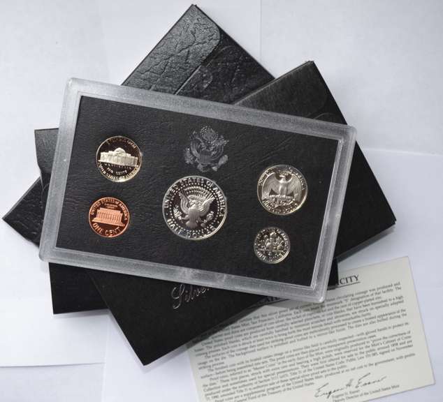 1992 1994 1996 US Silver Proof Sets