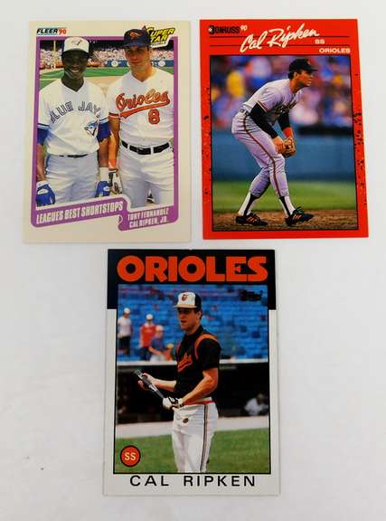 3 Cal Ripken, Jr Baseball Cards