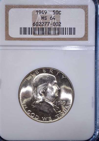 1949 NGC MS 64 50 C