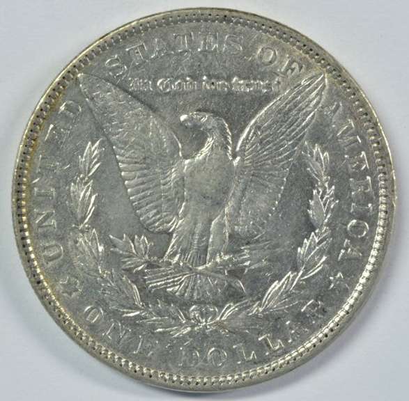 Rare key date 1901-P Morgan Silver Dollar in nice AU+.