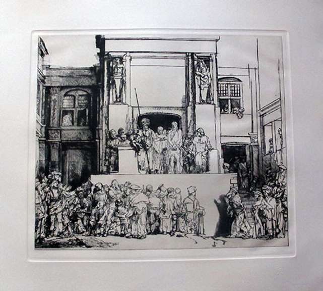 Rembrandt, Christ Presented To The people