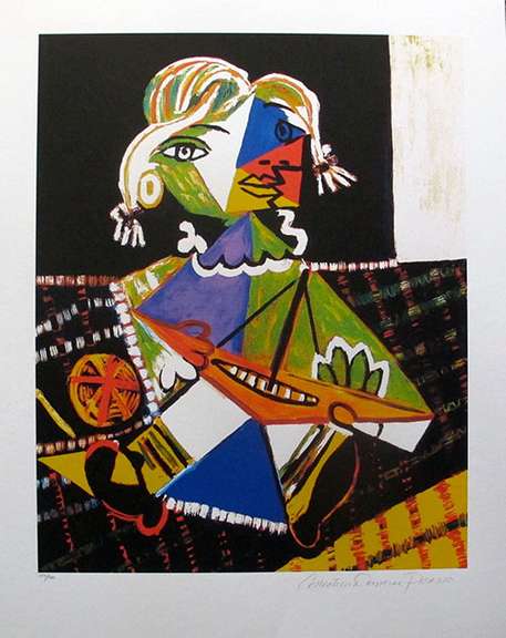 Pablo Picasso, Maya With Boat