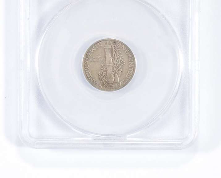 VF35 1942/1 Mercury Silver Dime - Graded ANACS