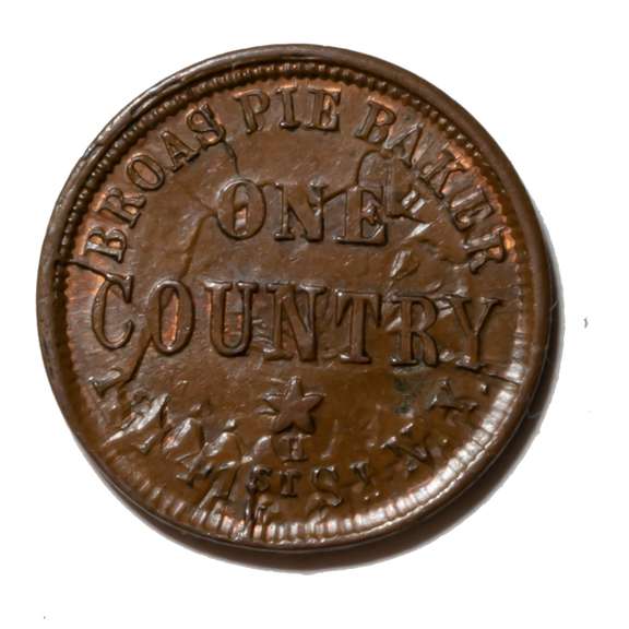 Unlisted  1863 NY CWT With Mulling