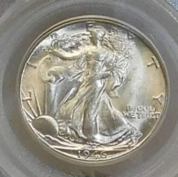 1946-D Walker Half Dollar PCGS MS-65 CAC cert, full GEM