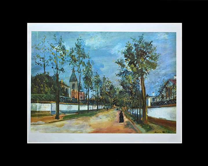 Maurice Utrillo, A Street In The Suburbs