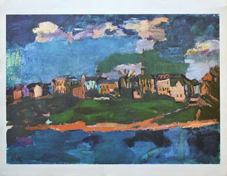 Oskar Kokoschka, From Studio Window