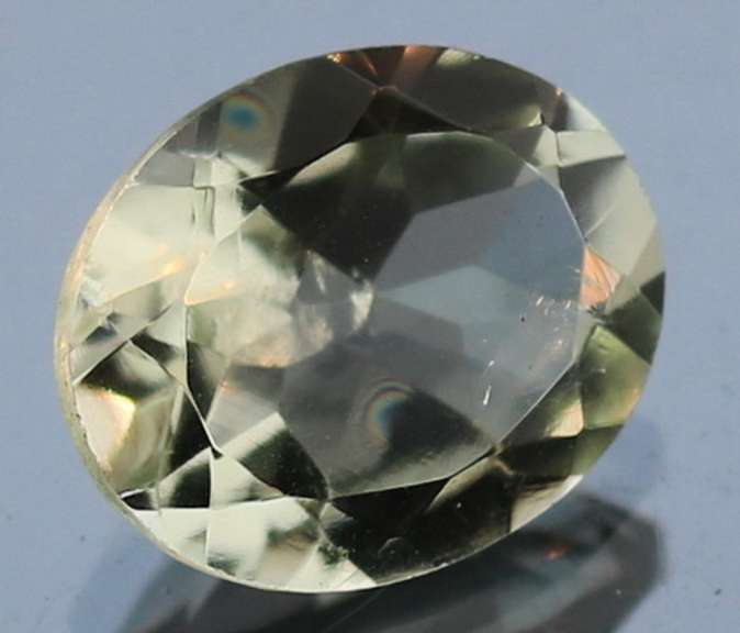 Glittering 4.13ct 10x12mm unheated green Amethyst