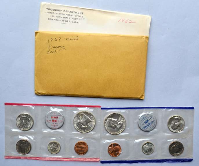 1959 & 1962 US Mint Sets