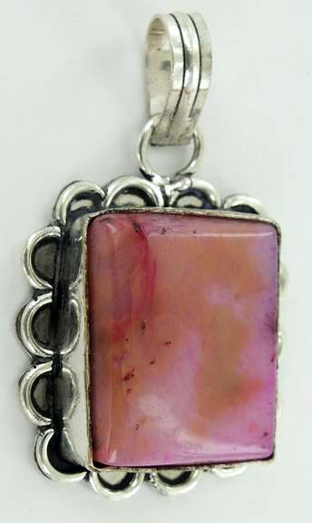 Silver and Natural Stone Pendants