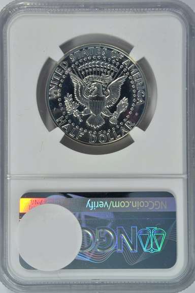 Scarce Gem PRF 1964 ACCENTED HAIR Kennedy Half NGC PF65
