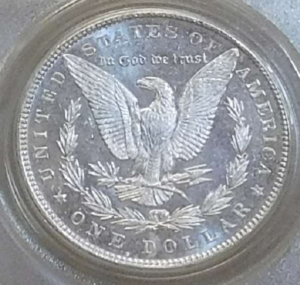 1887 Morgtan Dol PCGS MS-63 DMPL