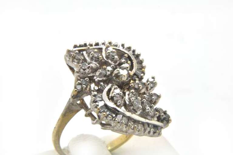 14kt Diamond Cocktail Ring
