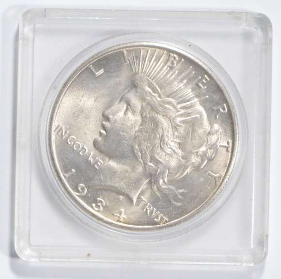 1934-S Peace Silver Dollar