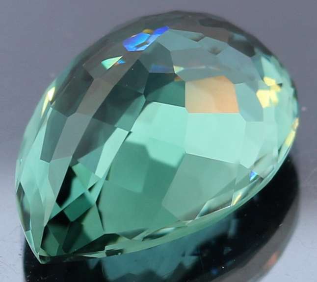 Captivating 24.24ct AAA created green Amethyst