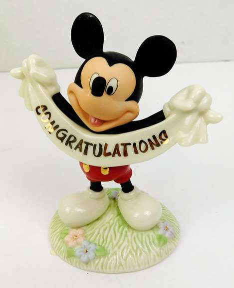 Disney Showcase Lenox Mickey Mouse Figure w/Box