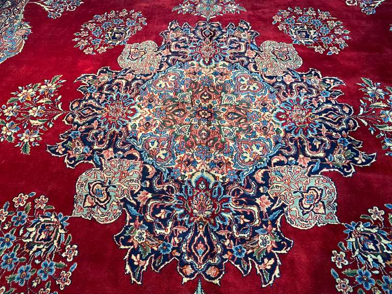 EXQUISITE OVERSIZE PERSIAN KERMAN 13'x20'