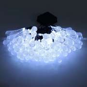 32FT 10M 100 LED Solar Water Drop Fairy String Light