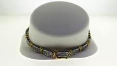 Sterling Silver Crossover Crystal Bracelet