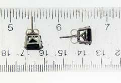 925 Sterling Silver Pair of Quartz Earrings