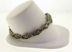 Vintage Sterling Silver Mesh Bracelet
