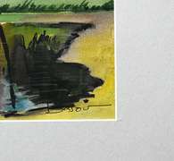 Fantastic Nikolay Basov Original Watercolor