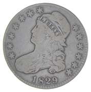 1829/27 Capped Bust Half Dollar - Lola