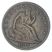 1877-CC Seated Liberty Half Dollar