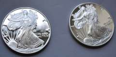 1999 & 2000 Proof Silver Eagles
