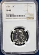 1956 NGC PF 67 Washington Quarter