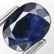 Rare full blue .72ct heated only Australian Sapphire