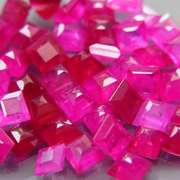 Premium 3.32ct 45 piece princess cut Ruby set