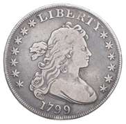 1799 Draped Bust Silver Dollar