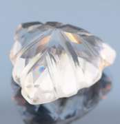 All natural! Gem grade! 54.13ct fancy trillion cut Quartz