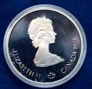 1976 Canada Proof 10 Dollars  Football