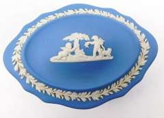 Wedgwood Jasperware Cherub Trinket Box