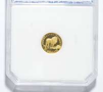1997 Cook Islands 25 Dollars - Male Lion - .999 Fine Gold