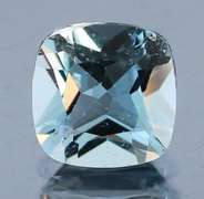 Captivating 5.33ct cushion cut sky blue Topaz